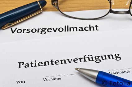 Mit einer Patientenverfügung vorsorgen